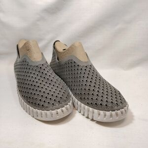 Ilse Jacobsen Tulip Gray Slip-on Boat Shoes/Loafers